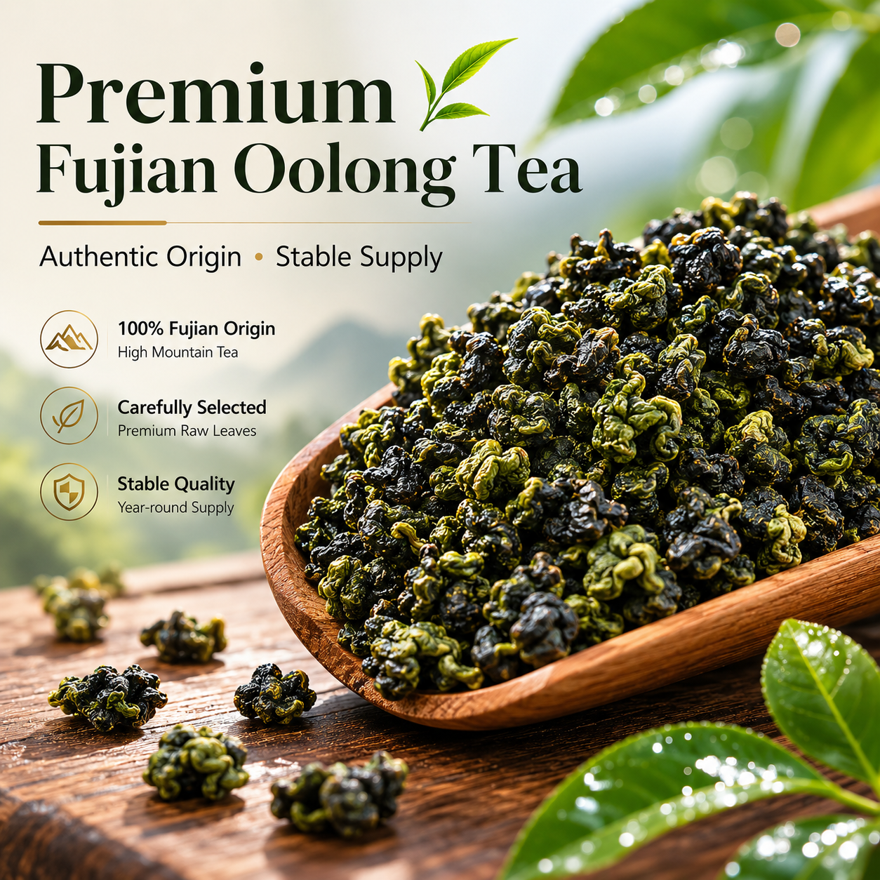 Bulk Oolong Tea - Premium Raw Material for RTD & Beverage Industry