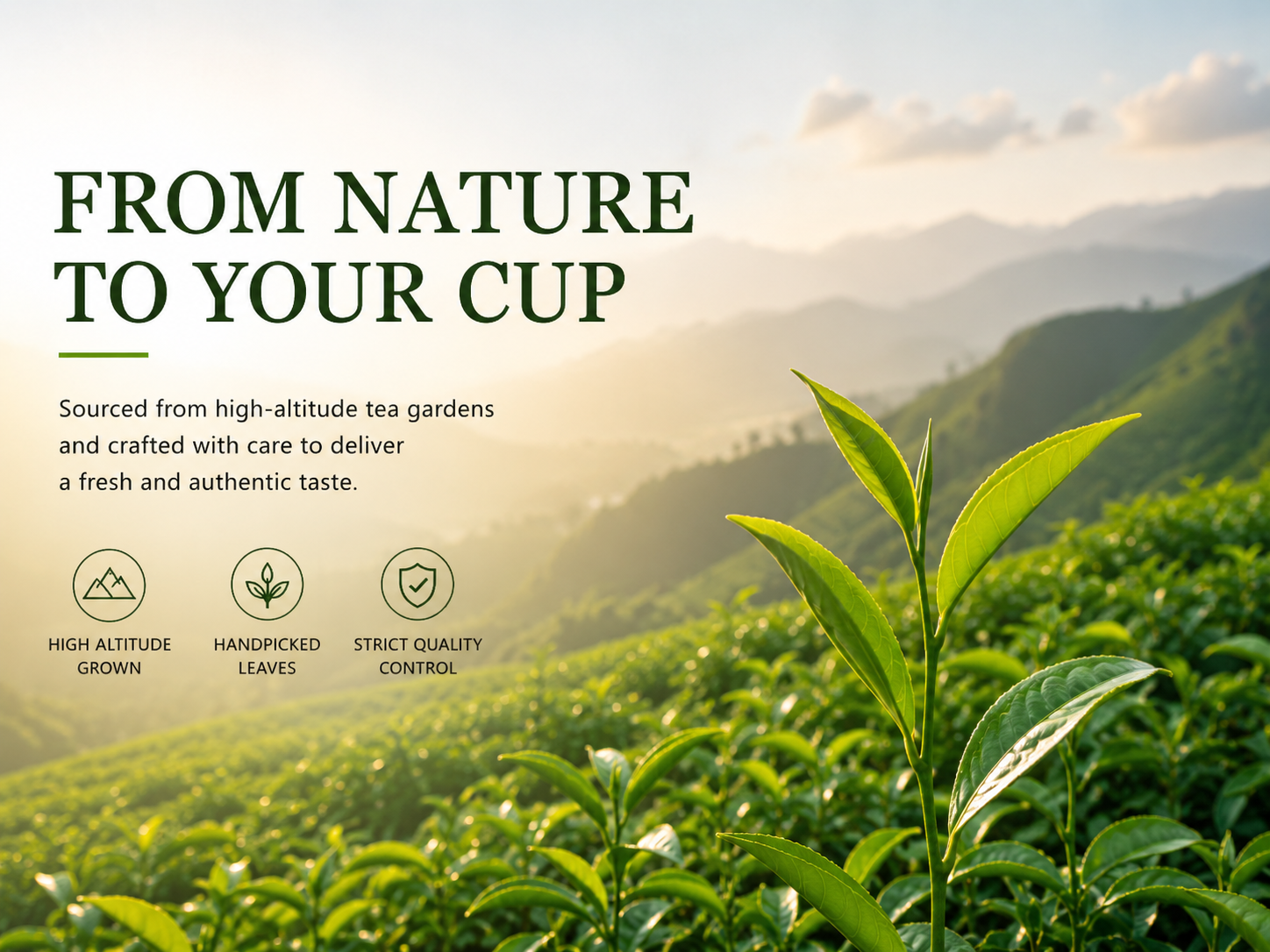 Standardized Green Tea Raw Material - For Cosmetics & Personal Care